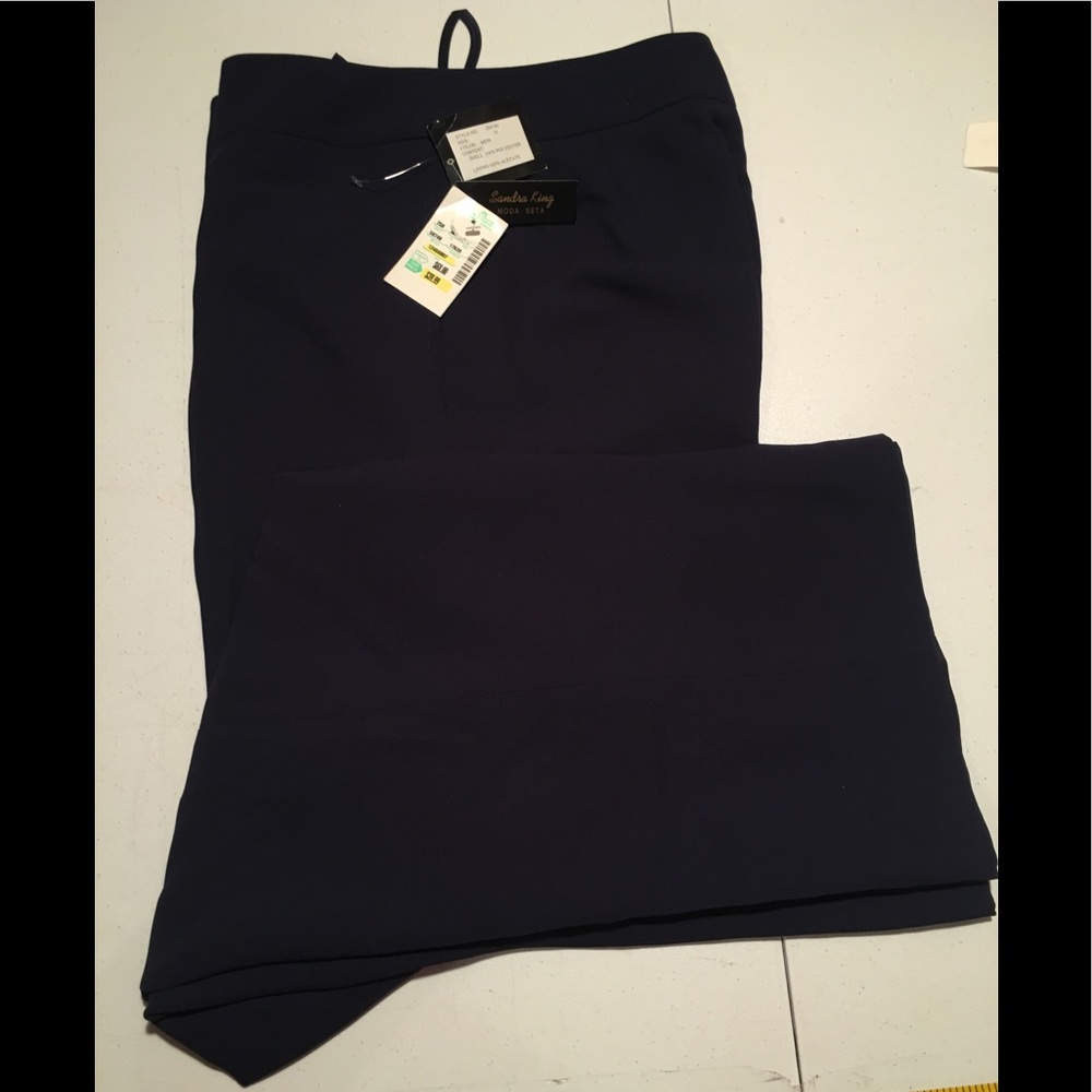 Sandra King midnight blue & fully lined slacks